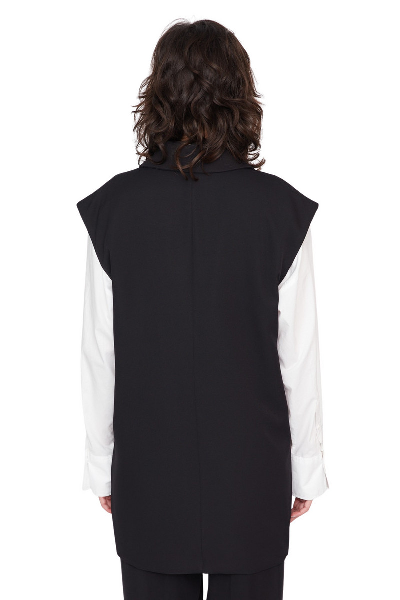 Vestă hijab supradimensionată pentru femei Trendyol cu mânecă zero