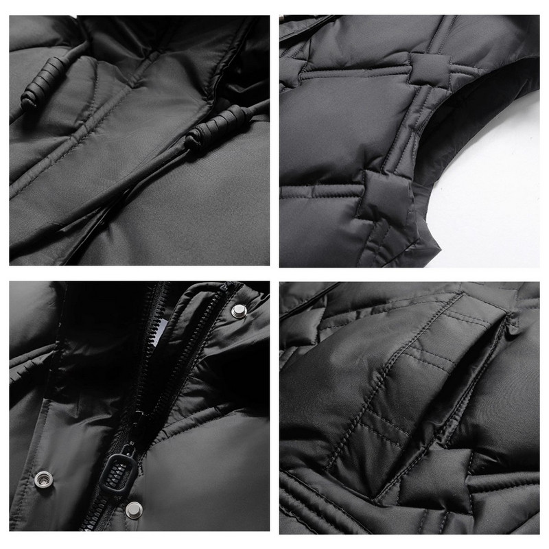 Moteriška striukė be rankovių Nauja rudens žiemos paltai, mada, laisvalaikio šilta moteriška liemenė Viršutiniai drabužiai Moteriška liemenė su gobtuvu Moteriški viršutiniai drabužiai