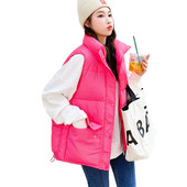 Novi pamučni prsluk za 2022. Ženski studentski kaput Pamučni prsluci Ženski ležerni prsluk bez rukava Ženska parka Kaput Chaleco Mujer