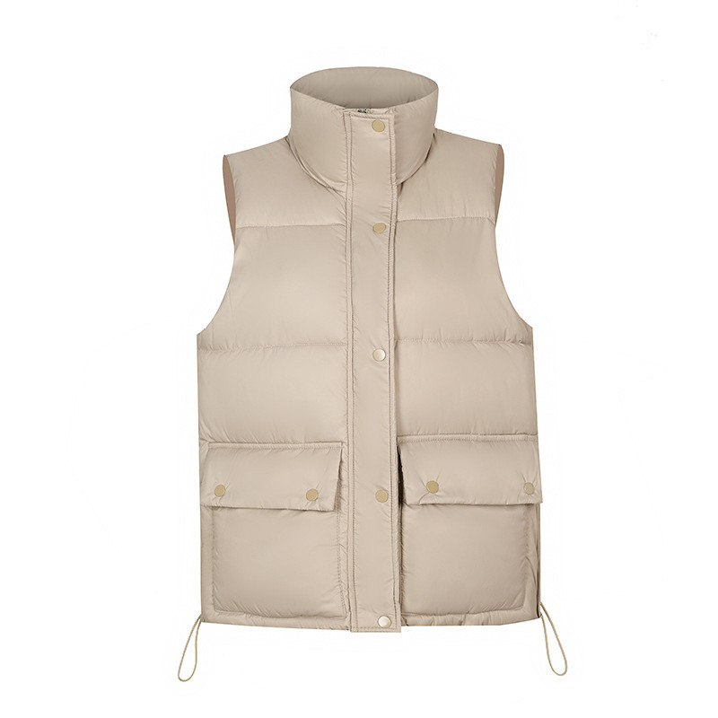 Novi pamučni prsluk za 2022. Ženski studentski kaput Pamučni prsluci Ženski ležerni prsluk bez rukava Ženska parka Kaput Chaleco Mujer