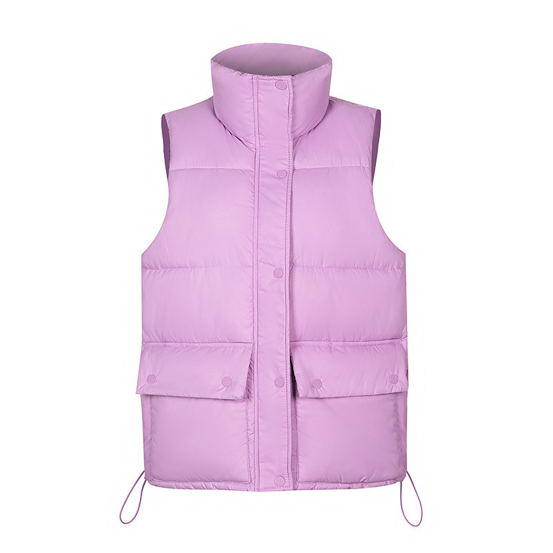 Novi pamučni prsluk za 2022. Ženski studentski kaput Pamučni prsluci Ženski ležerni prsluk bez rukava Ženska parka Kaput Chaleco Mujer