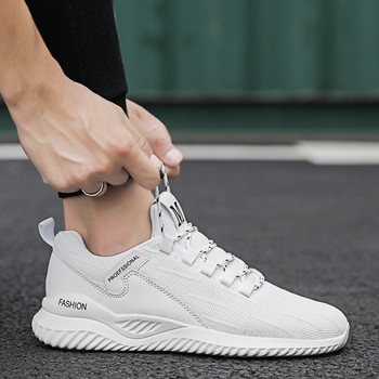 Zapatos De Hombre 2021 Мъжки вулканизирани обувки Дишащи маратонки Устойчиви на износване Нехлъзгащи се мъжки мрежести обувки Boy Tenis Masculino