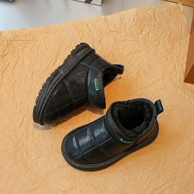 Sniego batai vaikams, 2022 m. Nauji žiemos batai su terminiais batais studentams, trumpi batai su grotelėmis, sniego batai mergaitėms G10071