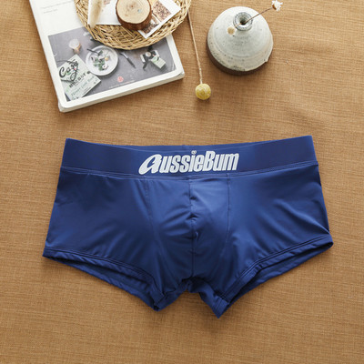 Aussiebum muške gaćice Milk Silk Seksi donje rublje niskog struka Elastične trodimenzionalne udobne bokserice s remenom