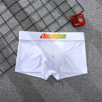 Aussiebum muške gaćice Milk Silk Seksi donje rublje niskog struka Elastične trodimenzionalne udobne bokserice s remenom