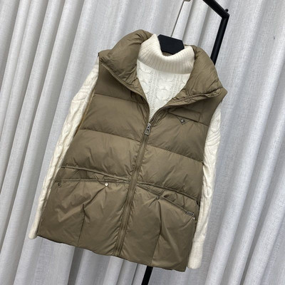 Ženski kaput od pamučnog prsluka Jesen Zima Modni prsluk bez rukava Ženske parke s podstavljenim pamukom Ženski prsluci Prsluk