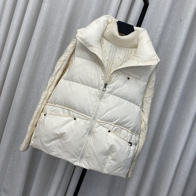 Ženski kaput od pamučnog prsluka Jesen Zima Modni prsluk bez rukava Ženske parke s podstavljenim pamukom Ženski prsluci Prsluk