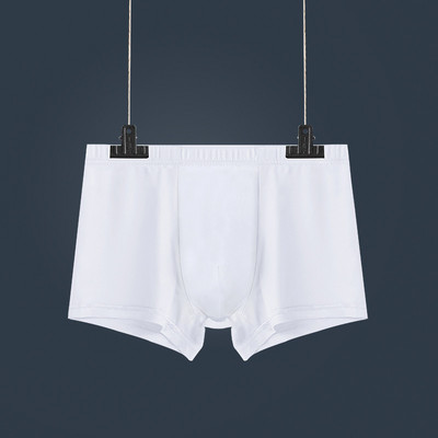 Νέα Ανδρικά Εσώρουχα Μπόξερ Ανδρικά Εσώρουχα Μπόξερ Ανδρική Ελαστικότητα Αναπνεύσιμη Άνετη Άνευ ραφής Ice Silk Man Μασίφ σώβρακο Σορτς σορτς