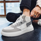 Pantofi sport pentru bărbați 2023 pantofi înalți pantofi vulcanizați pantofi de sport pentru bărbați pantofi casual din piele pentru bărbați, pantofi pentru acasă, pantofi
