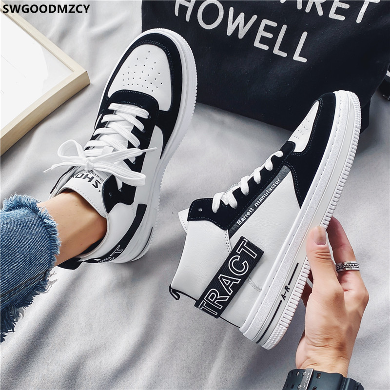 Sportska obuća za muškarce 2023. Visoke tenisice Vulkanizirane cipele Muške tenisice Kožna obuća za slobodno vrijeme Muškarci Sapatilhas Homem Zapatos 운동화