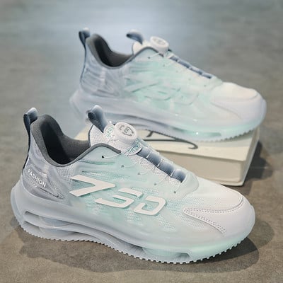 Pánske bežecké topánky s rotačnou prackou, robustné, trendy, unisex, hrubá podrážka, bežecká obuv, nazúvacia, outdoorová, tenisová obuv Masculino