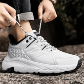 2023 New Fashion Old Daddy Pantofi pentru bărbați cu șireturi din piele Pantofi cu platformă din plasă, pantofi respirabili, Tenis Masculino, pantofi groși