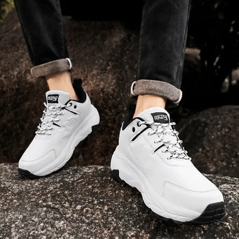 2023 Нова мода Old Daddy Shoes за мъже с връзки, кожени обувки на платформа, мрежести дишащи плоски обувки Tenis Masculino масивни маратонки