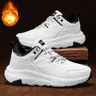 2023 New Fashion Old Daddy Pantofi pentru bărbați cu șireturi din piele Pantofi cu platformă din plasă, pantofi respirabili, Tenis Masculino, pantofi groși