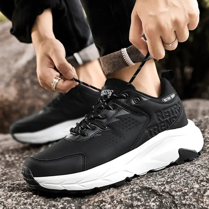 2023. Nove modne stare tatine cipele za muškarce, kožne cipele s platformom, mrežaste prozračne ravne cipele Tenis Masculino, debele tenisice