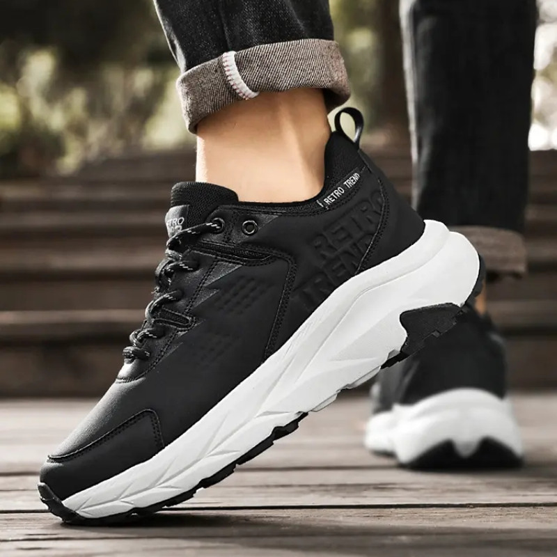 2023. Nove modne stare tatine cipele za muškarce, kožne cipele s platformom, mrežaste prozračne ravne cipele Tenis Masculino, debele tenisice