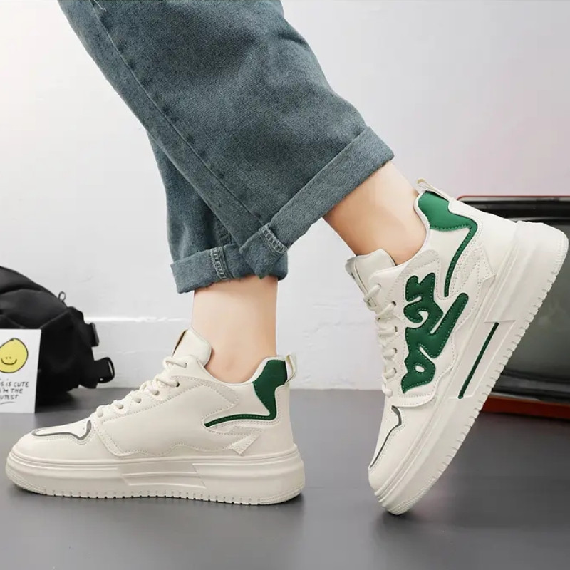 Modni alati Muške cipele Jesenske ležerne tenisice na vezanje Radne cipele na otvorenom Platforma Neklizajuće cipele za planinarenje za muškarce Krossovki