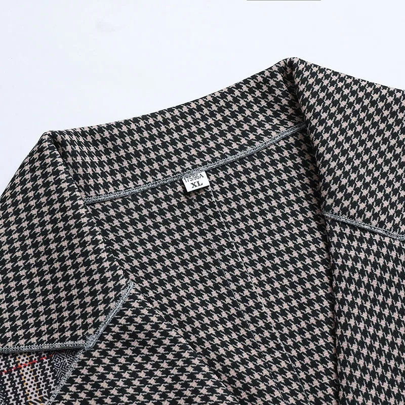 Jarná jesenná dámska vesta, nová kockovaná vesta bez rukávov, vrchné oblečenie pre stredný vek, dámske vesty, kabáty, chalecos para mujer, 5XL