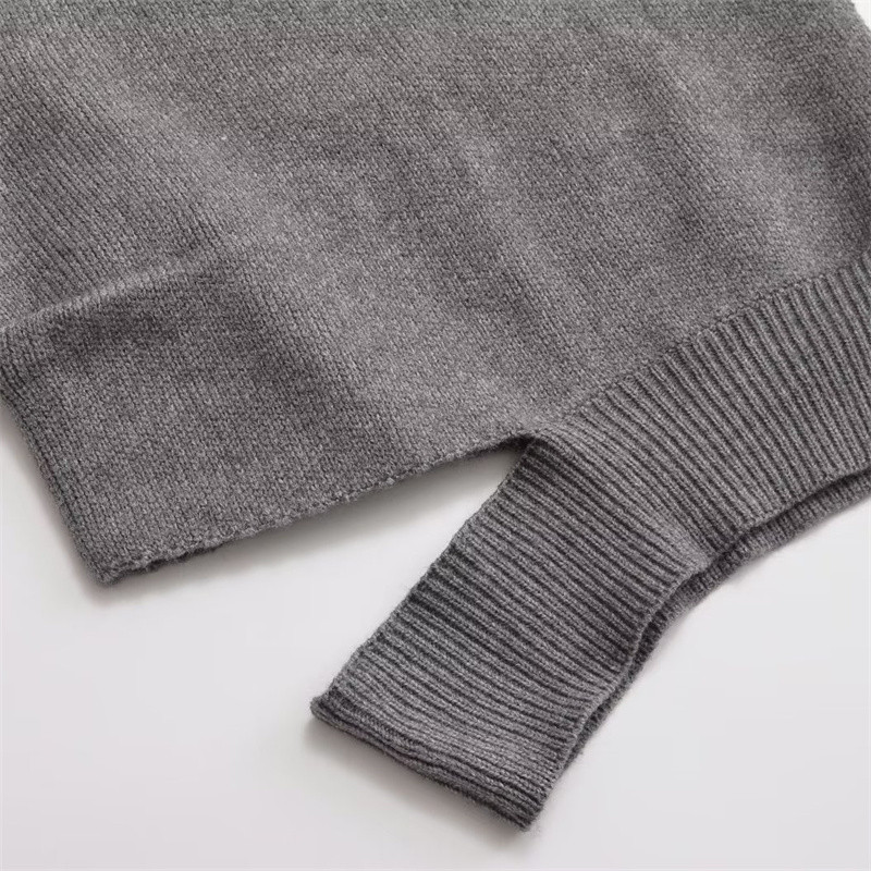 KEYANKETIAN, toamnă, noi, design deschis pentru femei, vestă din tricot asimetrică din amestec de lână, subțire, cu gâtul în formă de O, pulover fără mâneci, bluză crop top