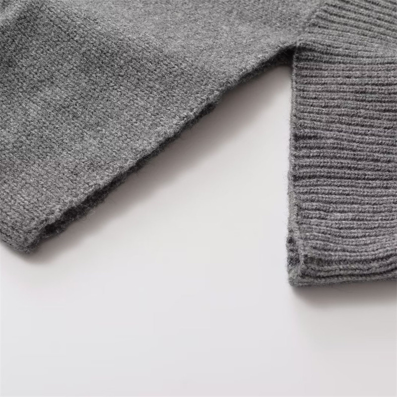 KEYANKETIAN, toamnă, noi, design deschis pentru femei, vestă din tricot asimetrică din amestec de lână, subțire, cu gâtul în formă de O, pulover fără mâneci, bluză crop top