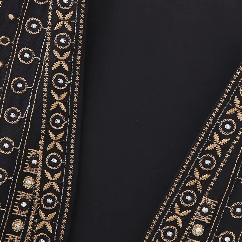 TRAF vezeni skraćeni prsluk Ženski prsluci Jesenski prsluk s kamenčićima V-izrez bez rukava Vrhunski luksuzni dizajnerski prsluk za žene u korejskom stilu