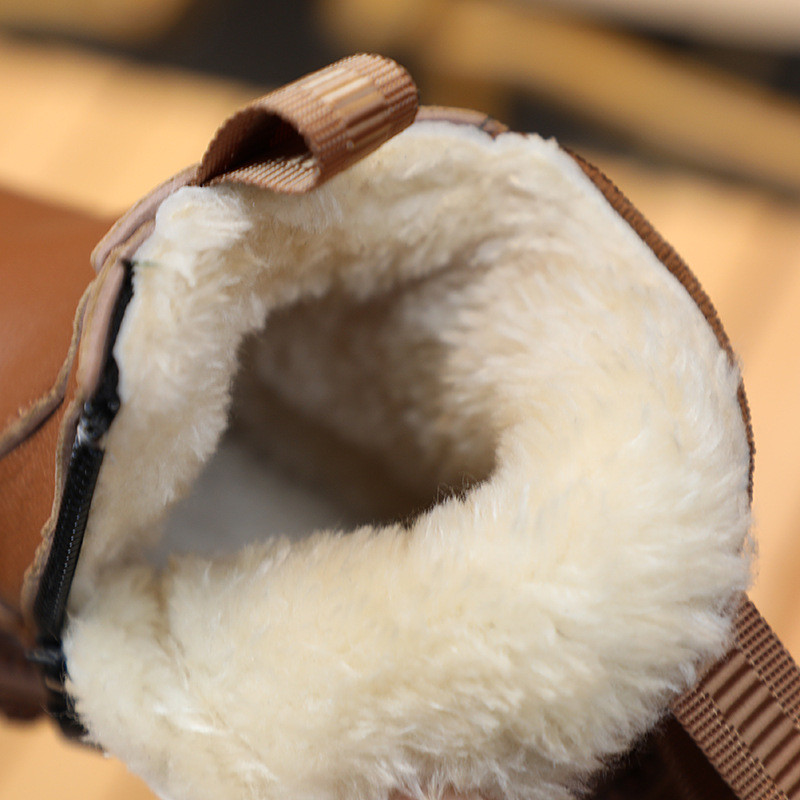 Zimske čizme Dječje Dječaci Djevojčice Kratke čizme Crne bež smeđe baršunaste Chelsea čizme za malu djecu Lijepe dječje cipele s platformom F09171