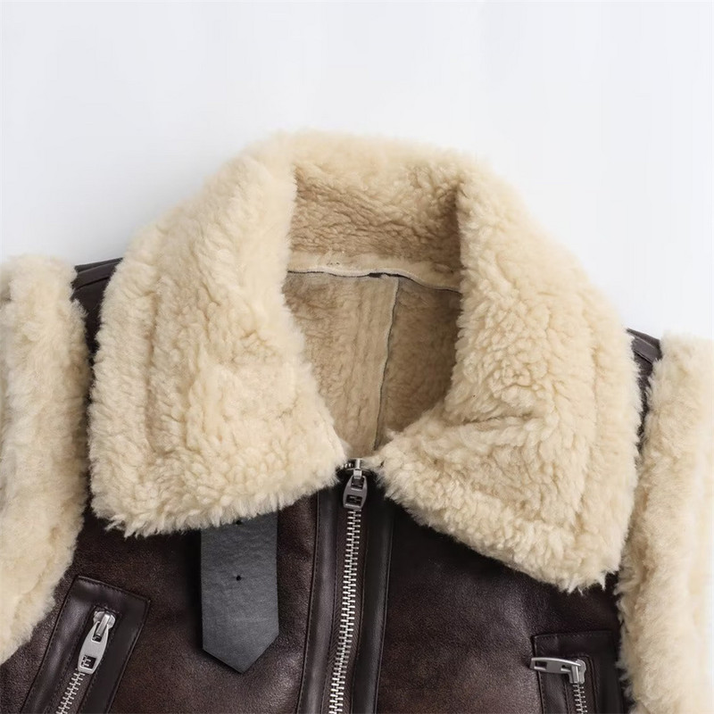 UNIZERA 2023 Toamna/Iarna Produs nou Noua modă pentru femei Ocazional, versatil, cu fermoar, vestă, vestă.