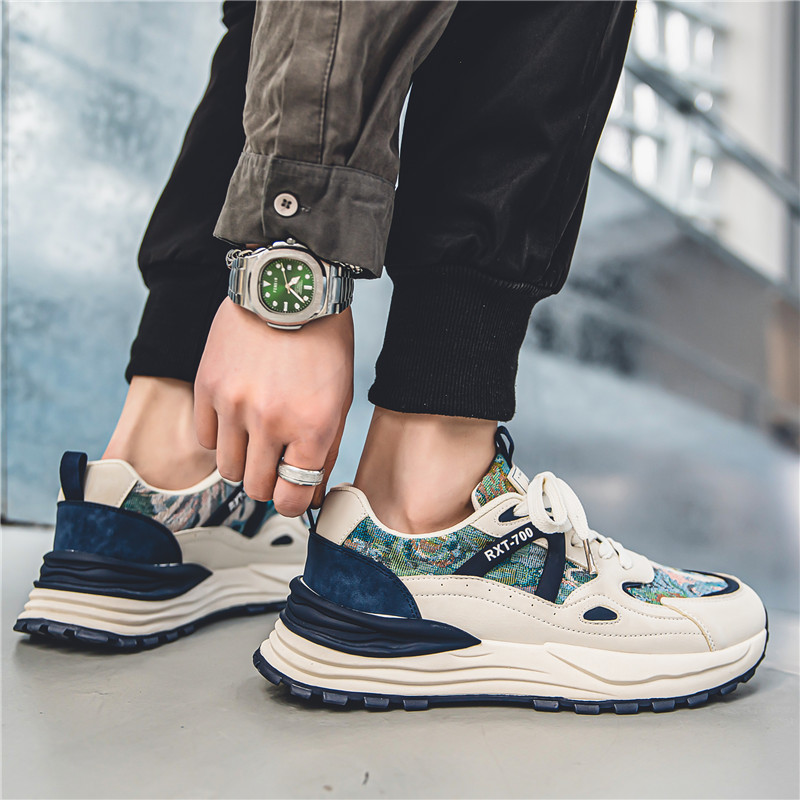 Pantofi cu plasă pentru bărbați, pantofi respirabili, pantofi pentru bărbați de modă în aer liber, pantofi cu platformă, pantofi de jogging pentru bărbați, tenis para hombre