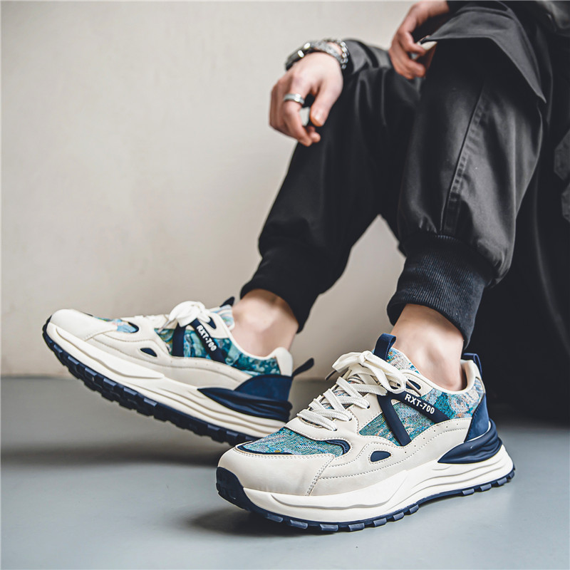 Pantofi cu plasă pentru bărbați, pantofi respirabili, pantofi pentru bărbați de modă în aer liber, pantofi cu platformă, pantofi de jogging pentru bărbați, tenis para hombre