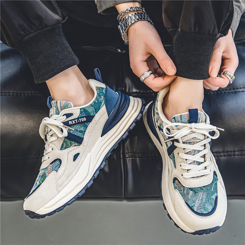 Pantofi cu plasă pentru bărbați, pantofi respirabili, pantofi pentru bărbați de modă în aer liber, pantofi cu platformă, pantofi de jogging pentru bărbați, tenis para hombre