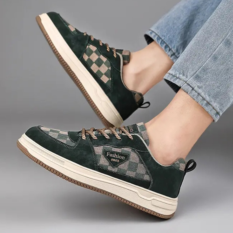 Laisvalaikiai sportbačiai Vyriški riedlenčių batai dizainerio madingi vaikščiojimo kvėpuojantys sportiniai batai Nauji vulkanizuoti batai Vyras Tenis Masculino