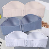 Дамски секси сутиен без презрамки, безжичен дамски топ, плътен Push Up, тънки сутиени, бельо, конвертируеми презрамки, дамски сутиени за бельо 2022