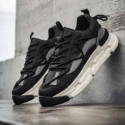 Zdepaste tenisice, muške dizajnerske cipele, modne, ležerne, prozračne, muške cipele za trčanje s povećanom platformom Zapatillas De Deporte