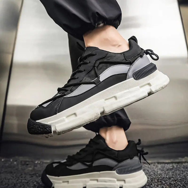 Zdepaste tenisice, muške dizajnerske cipele, modne, ležerne, prozračne, muške cipele za trčanje s povećanom platformom Zapatillas De Deporte