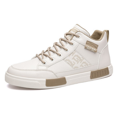 2023. Nove muške visoke jednostavne temperamentne kožne cipele za slobodno vrijeme za muškarce Lagane britanske divlje trendi cipele Tenis Masculino