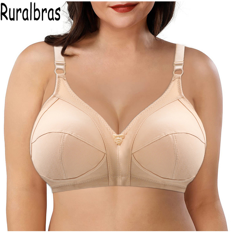 Ruralbras jednobojni grudnjaci za žene Push Up 52F 50E 48F 48E 48D 46F 46E 46D 46C 44F 44E 44D 44C 42F 42D 42C 40E 40D 40C 38E 38D 36D