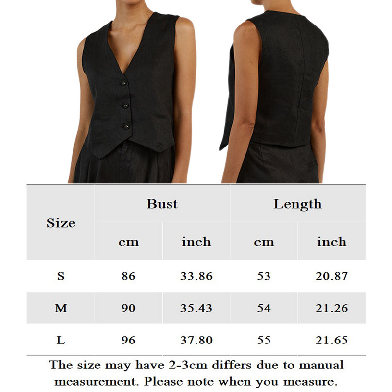 Ljetni prsluk s V izrezom Novi salonski prsluk bez rukava Korejska verzija Tanko ležerno odijelo Jakna Kaput Profesionalni ženski prsluk bez rukava