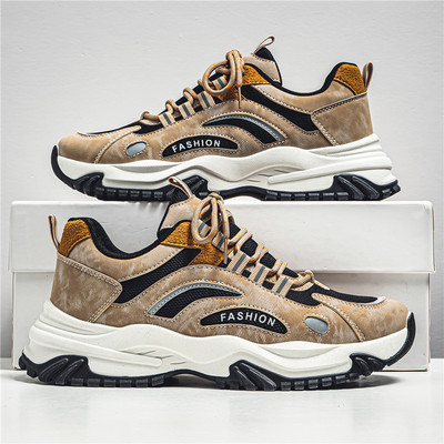 2023. Nova neklizajuća sportska obuća za trčanje za muškarce Trendi svestrane cipele za tate Studentske modne cipele za muškarce Tênis Couro Masculino