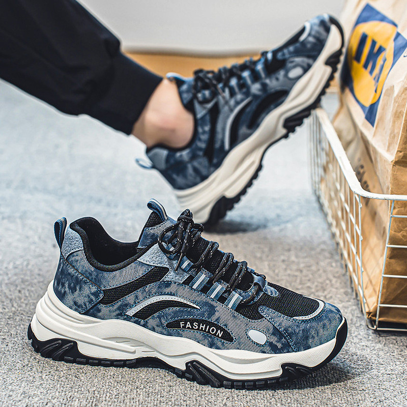 2023. Nova neklizajuća sportska obuća za trčanje za muškarce Trendi svestrane cipele za tate Studentske modne cipele za muškarce Tênis Couro Masculino