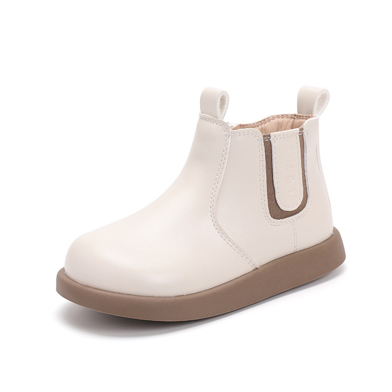 Dizajnerske marke Dječje čizme za djevojčice Klasične crne bež čizme za djevojčice Dječja večernja zabava Jesen Zima Svečane dječje cipele za djevojčice G09152