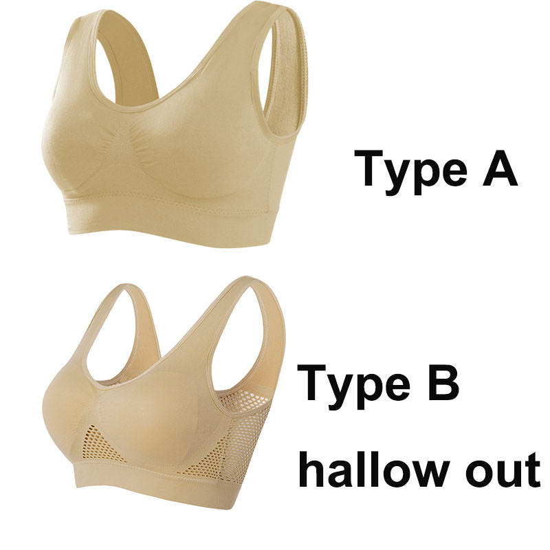 Sportski grudnjaci za žene Yoga Plus Large Big Size Ladies Pamuk Bralette Mujer Gornje donje rublje Podstavljeni Fitness Running Brasiere