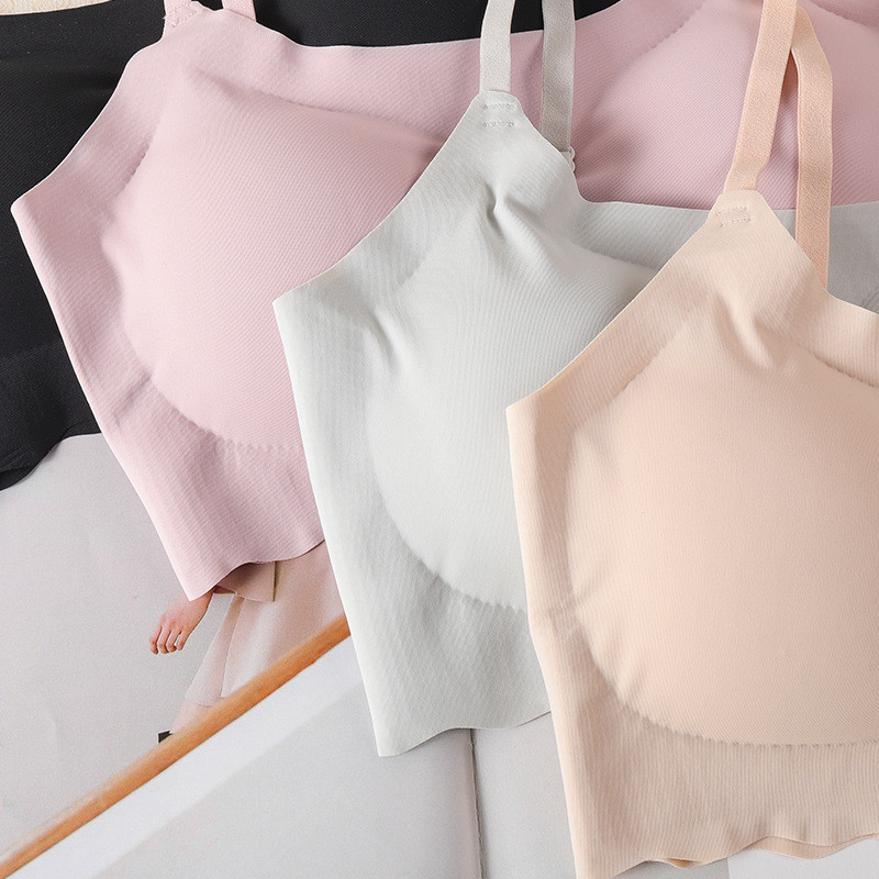 Podprsenky pre ženy, bezšvová podprsenka s vložkami, veľká veľkosť S-2XL, push-up podprsenka, pohodlná priedušná vesta