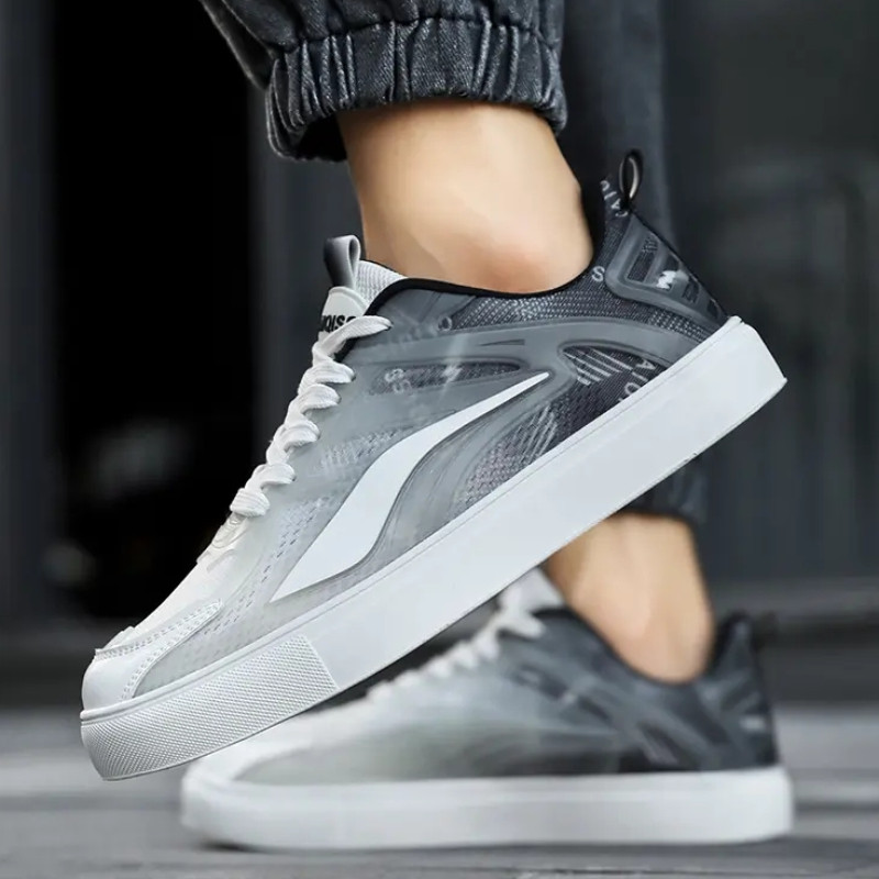 Ljetna modna muška cipela za slobodno vrijeme na otvorenom Putne tenisice na vezanje Prozračna mreža Neklizajuća teniska ležerna obuća Dizajnerske muške cipele