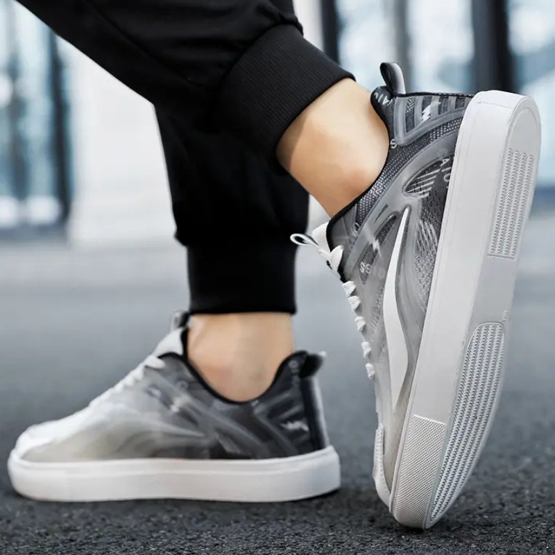 Ljetna modna muška cipela za slobodno vrijeme na otvorenom Putne tenisice na vezanje Prozračna mreža Neklizajuća teniska ležerna obuća Dizajnerske muške cipele