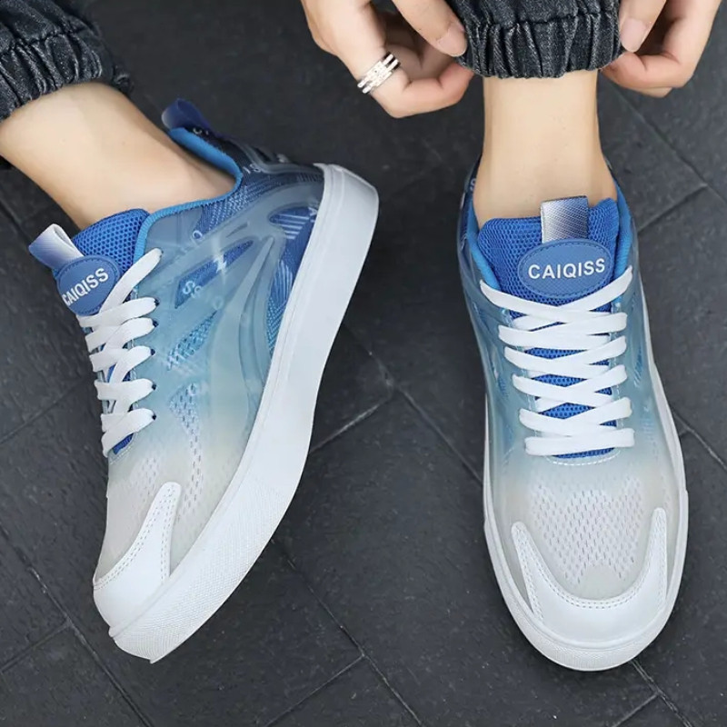 Ljetna modna muška cipela za slobodno vrijeme na otvorenom Putne tenisice na vezanje Prozračna mreža Neklizajuća teniska ležerna obuća Dizajnerske muške cipele