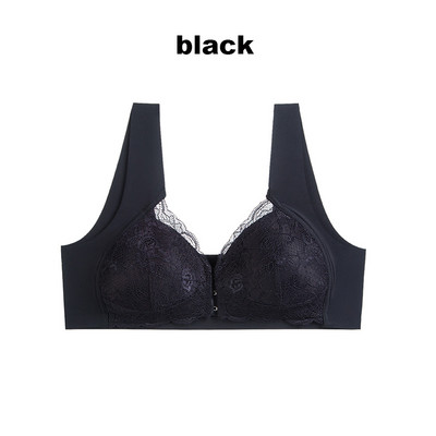 Sutien sexy cu închidere frontală din dantelă Sutien de dimensiuni mari Lenjerie de corp Push Up Crop Top M-5XL Sutien fără sudură Lenjerie pentru femei