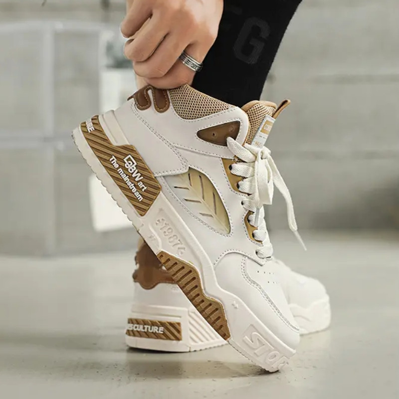 Miško spalvos vyriški batai Naujiena 2023 m. Visų rungtynių laisvalaikio tendencija Madingi sportbačiai Vyriški Tekkies vyrams Zapatillas De Deporte