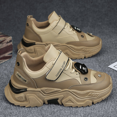 2023 m. pavasario ruduo Vyriški batai Dizainerė madinga lauko žygių laisvalaikio batai Lengvi neslystantys vyriški stambūs sportbačiai Zapatos De Hombre