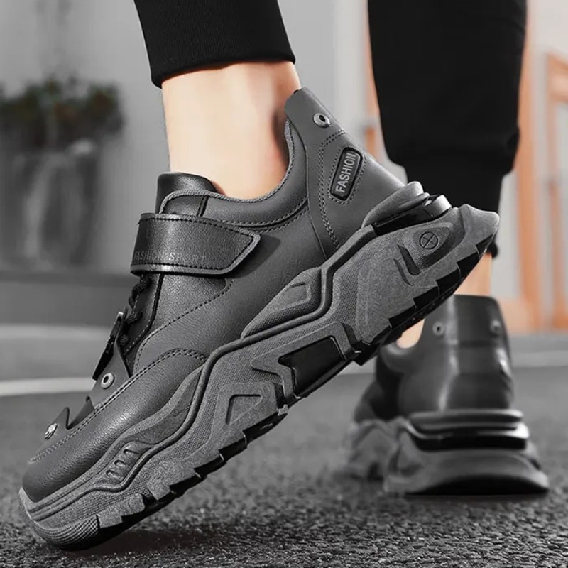 2023 m. pavasario ruduo Vyriški batai Dizainerė madinga lauko žygių laisvalaikio batai Lengvi neslystantys vyriški stambūs sportbačiai Zapatos De Hombre