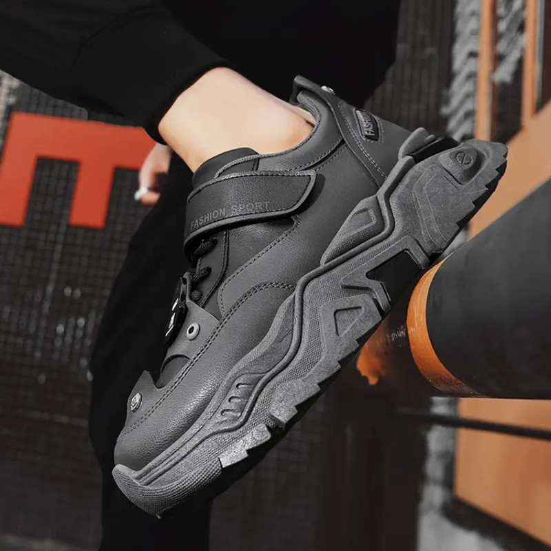 2023 m. pavasario ruduo Vyriški batai Dizainerė madinga lauko žygių laisvalaikio batai Lengvi neslystantys vyriški stambūs sportbačiai Zapatos De Hombre